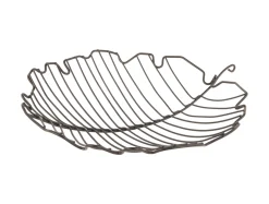 New Present time - Fruit basket Leaf large iron black