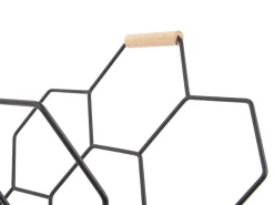 Sale Present time - Magazine rack Honeycomb matt black