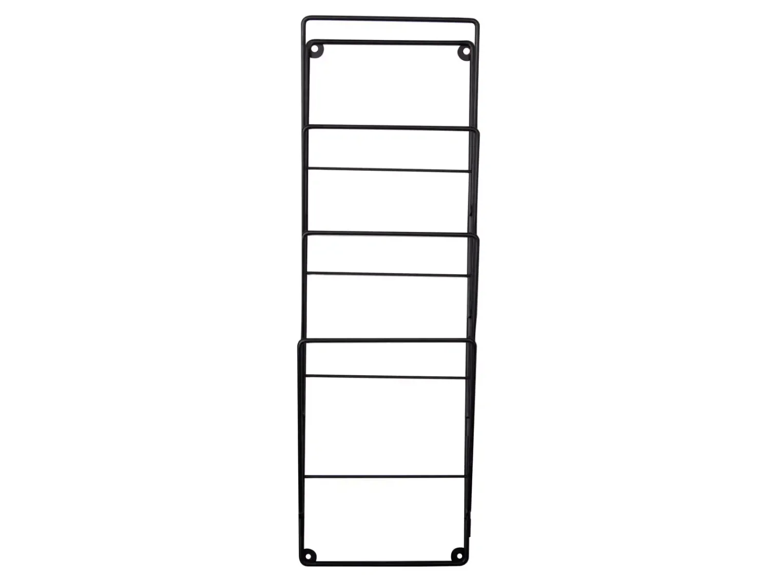 Discount Present time - Magazine rack steel wire matt black