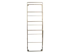 New Present time - Magazine rack steel wire gold plated