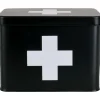 Discount Present time - Medicine storage box medium metal matt black