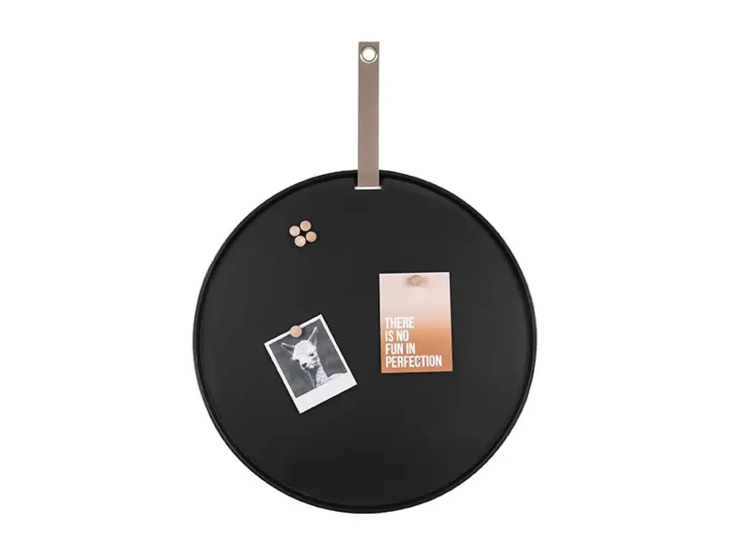 Online Present time - Memo board Perky iron black