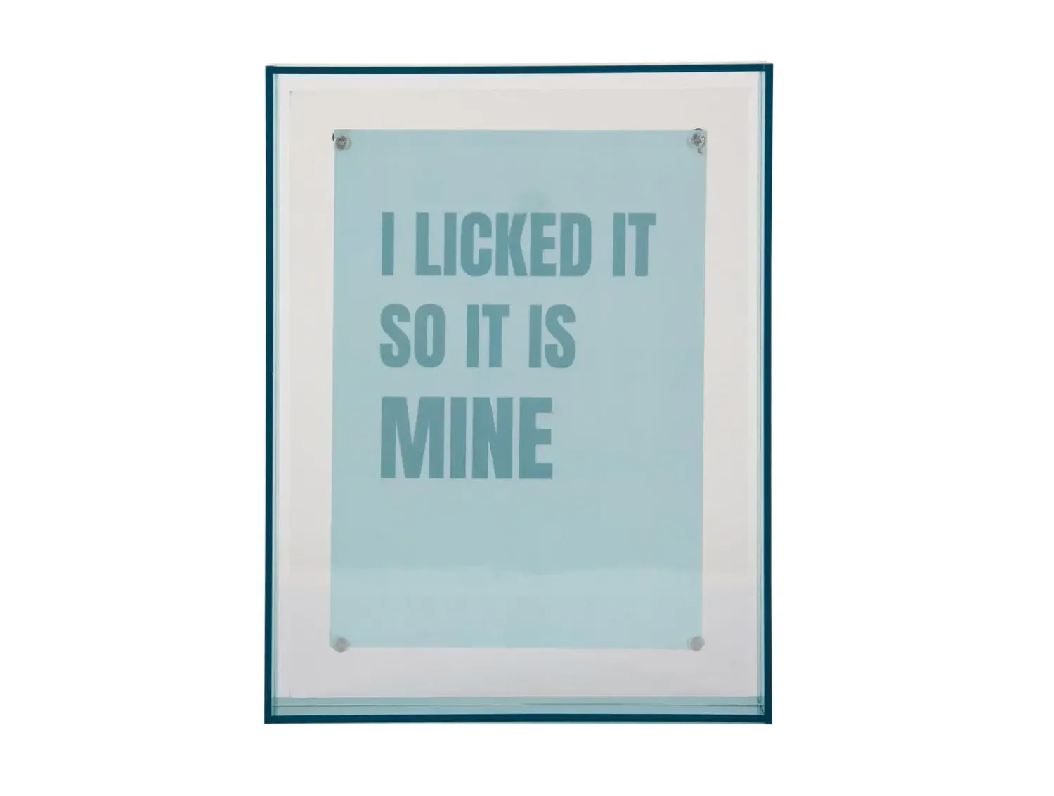 Sale Present time - Photo frame Gayo Large acrylic turquoise blue