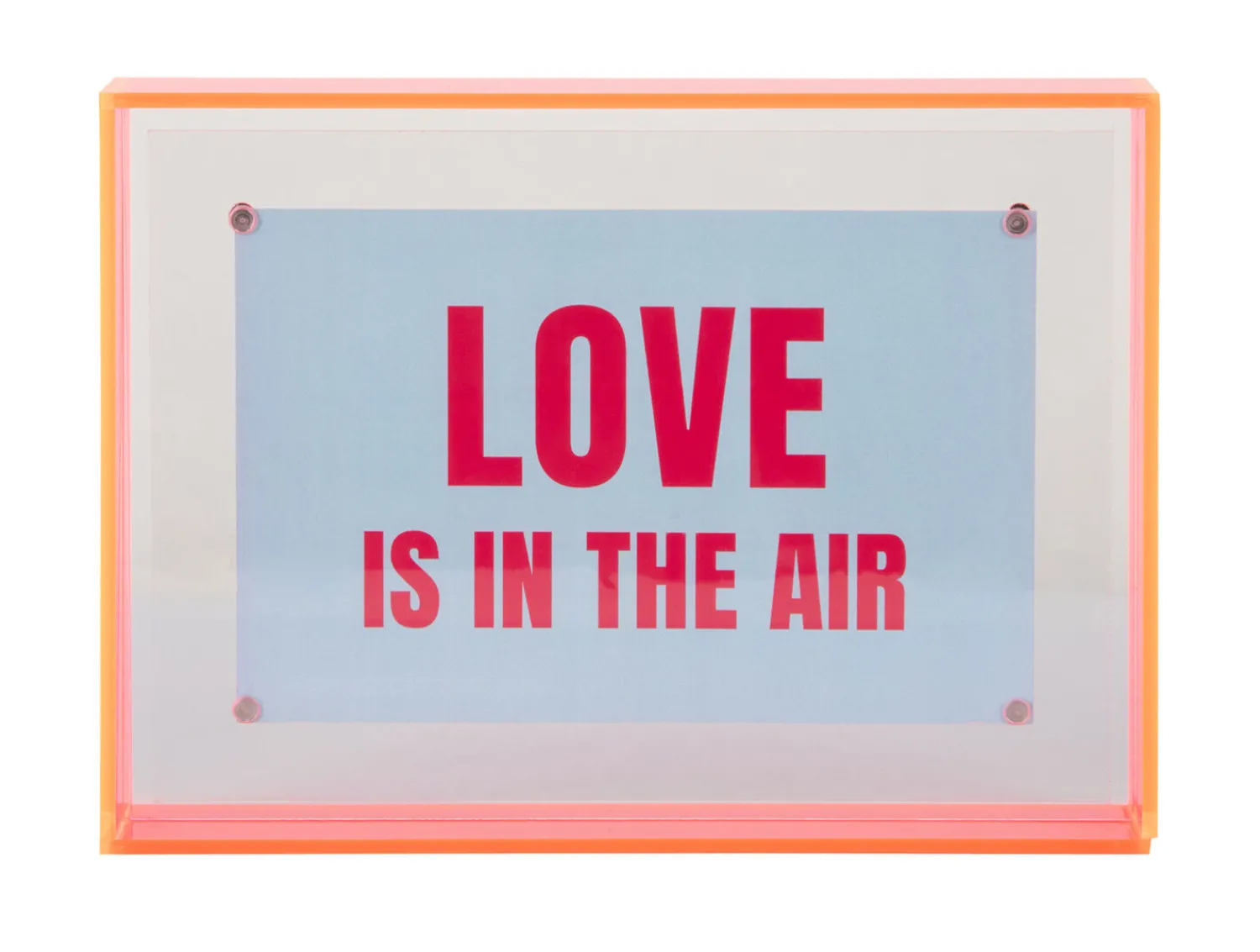 Best Present time - Photo frame Gayo Medium acrylic bright pink