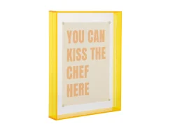 New Present time - Photo frame Gayo Large acrylic bright yellow