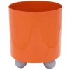 Clearance Present time - Plant pot Double Funky medium bright orange w. soft purple