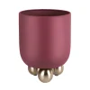 Clearance Present time - Plant pot Estilo large dark mauve
