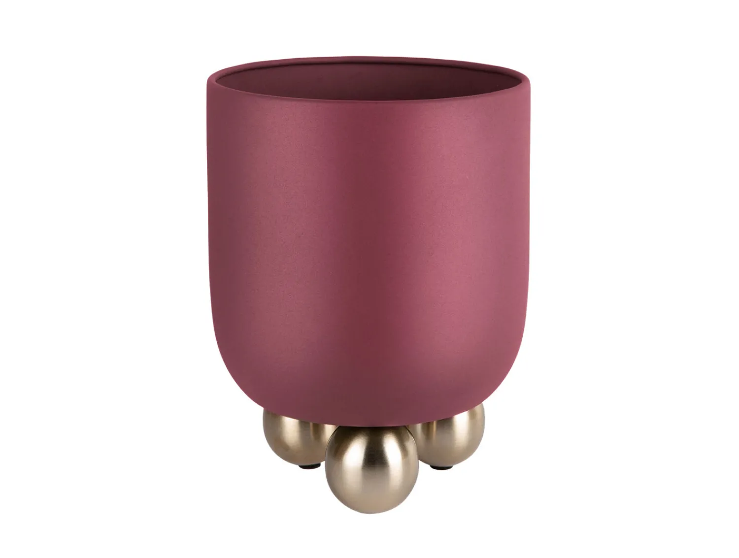 Clearance Present time - Plant pot Estilo large dark mauve