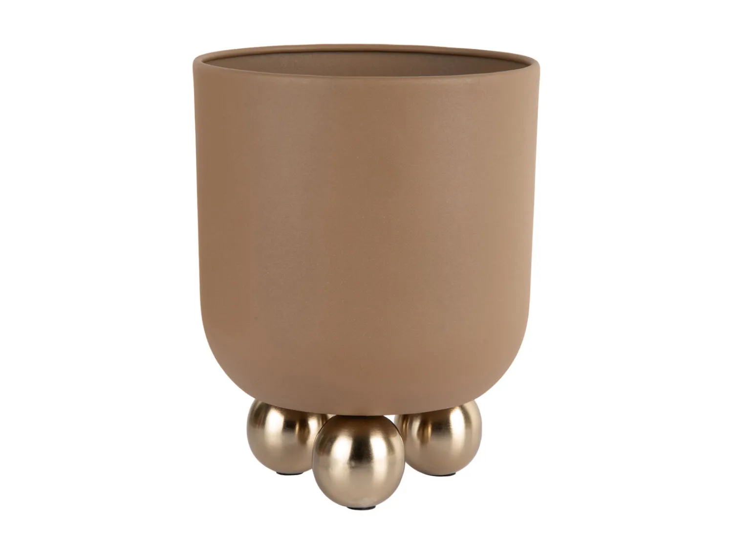 New Present time - Plant pot Estilo small mocha brown