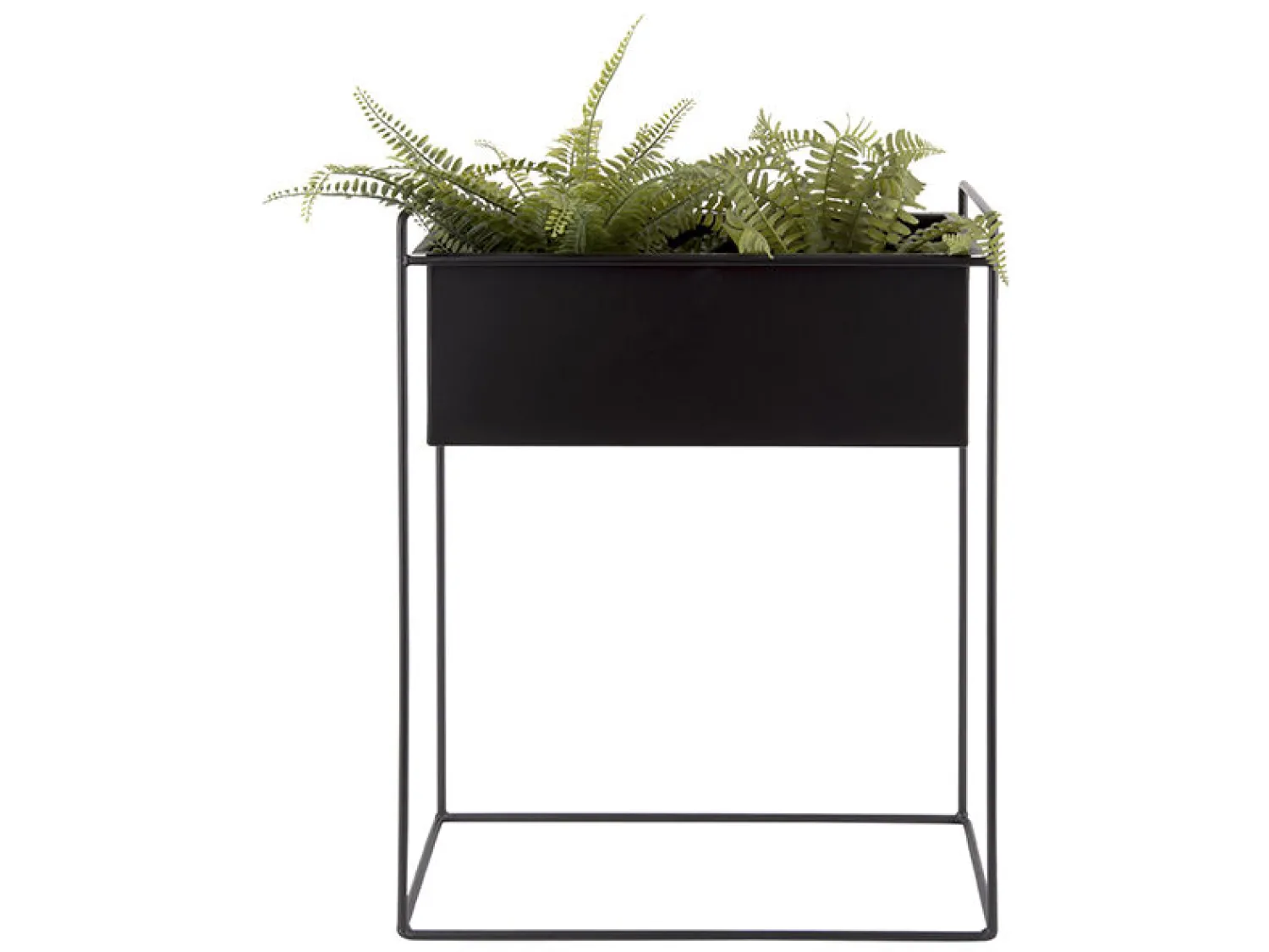 Discount Present time - Plant pot set Essence straight iron black