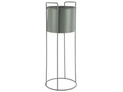 Present time - Plant pot set Essence round iron jungle green