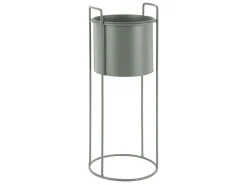 Present time - Plant pot set Essence round iron jungle green