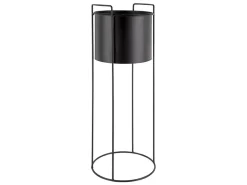 Outlet Present time - Plant pot set Essence round iron black