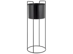 Outlet Present time - Plant pot set Essence round iron black