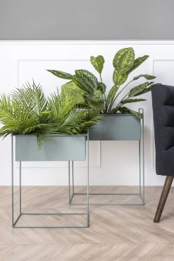 Online Present time - Plant pot set Essence straight iron jungle green