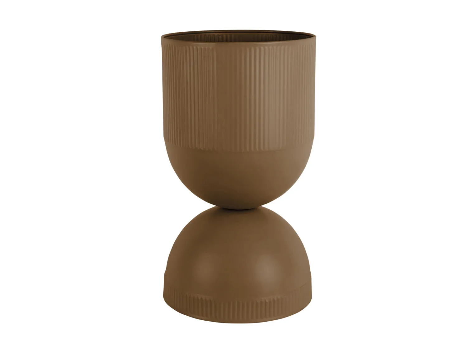Outlet Present time - Plant pot Tonar large mocha brown