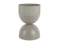 Discount Present time - Plant pot Tonar medium soft warm grey