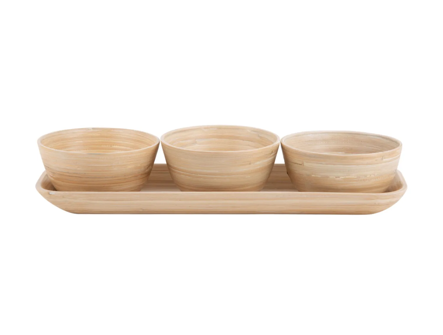 Discount Present time - Snack set Puro bamboo natural