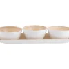 Discount Present time - Snack set Puro bamboo white