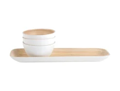 Discount Present time - Snack set Puro bamboo white