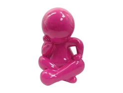 Outlet Present time - Statue Amigo Sitting large bright pink
