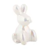 Sale Present time - Statue Balloon Bunny ceramic white plated