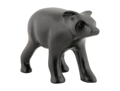 New Present time - Statue Bear metal matt black
