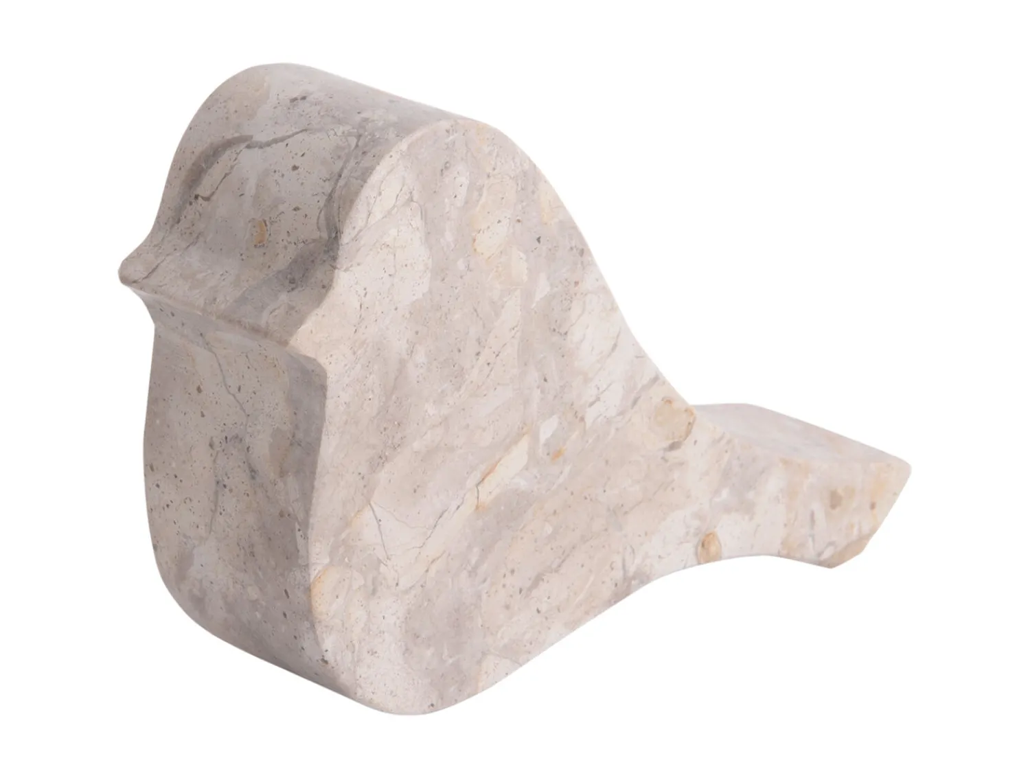 Sale Present time - Statue Bird large marble brown