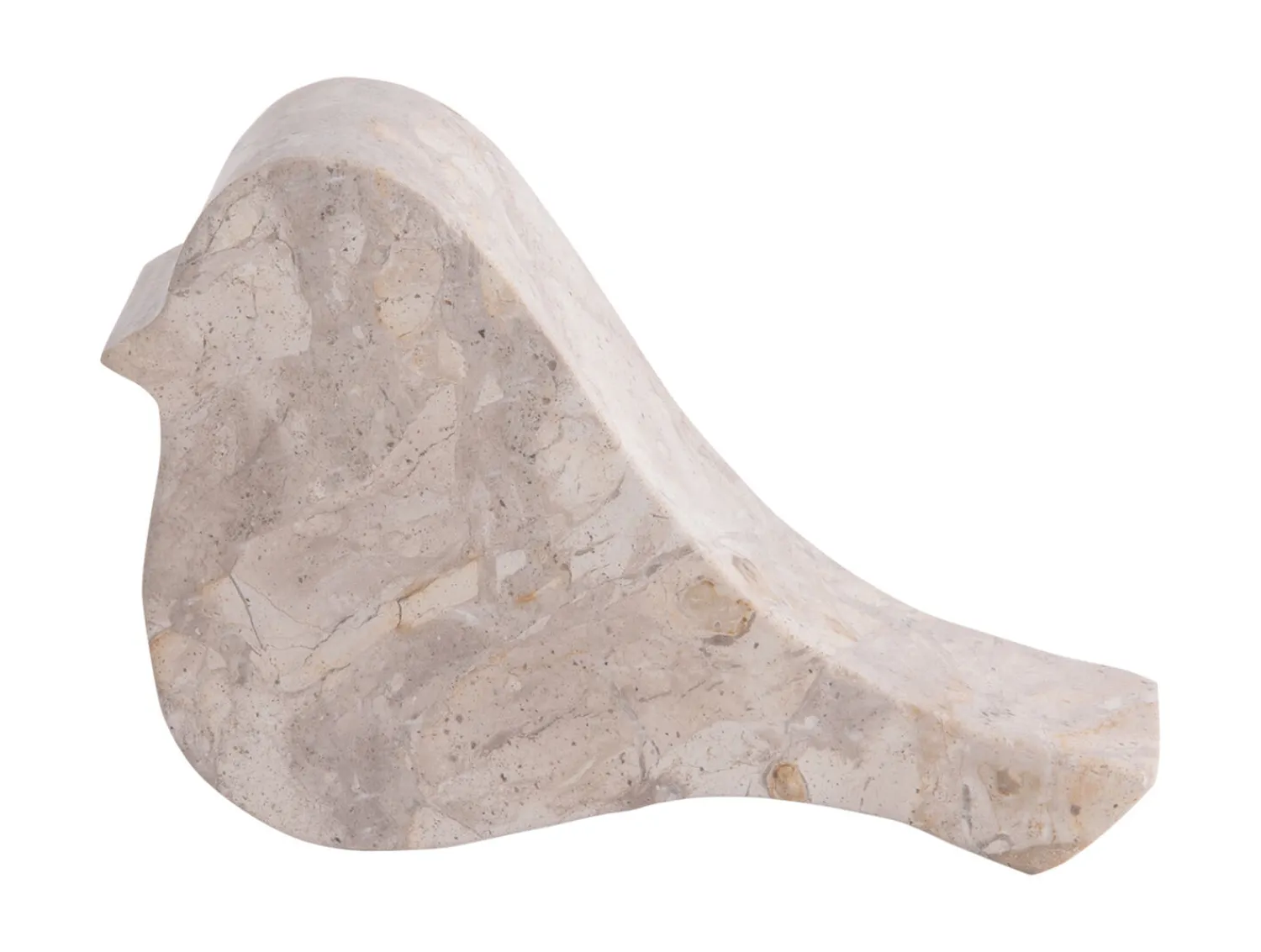 Sale Present time - Statue Bird large marble brown