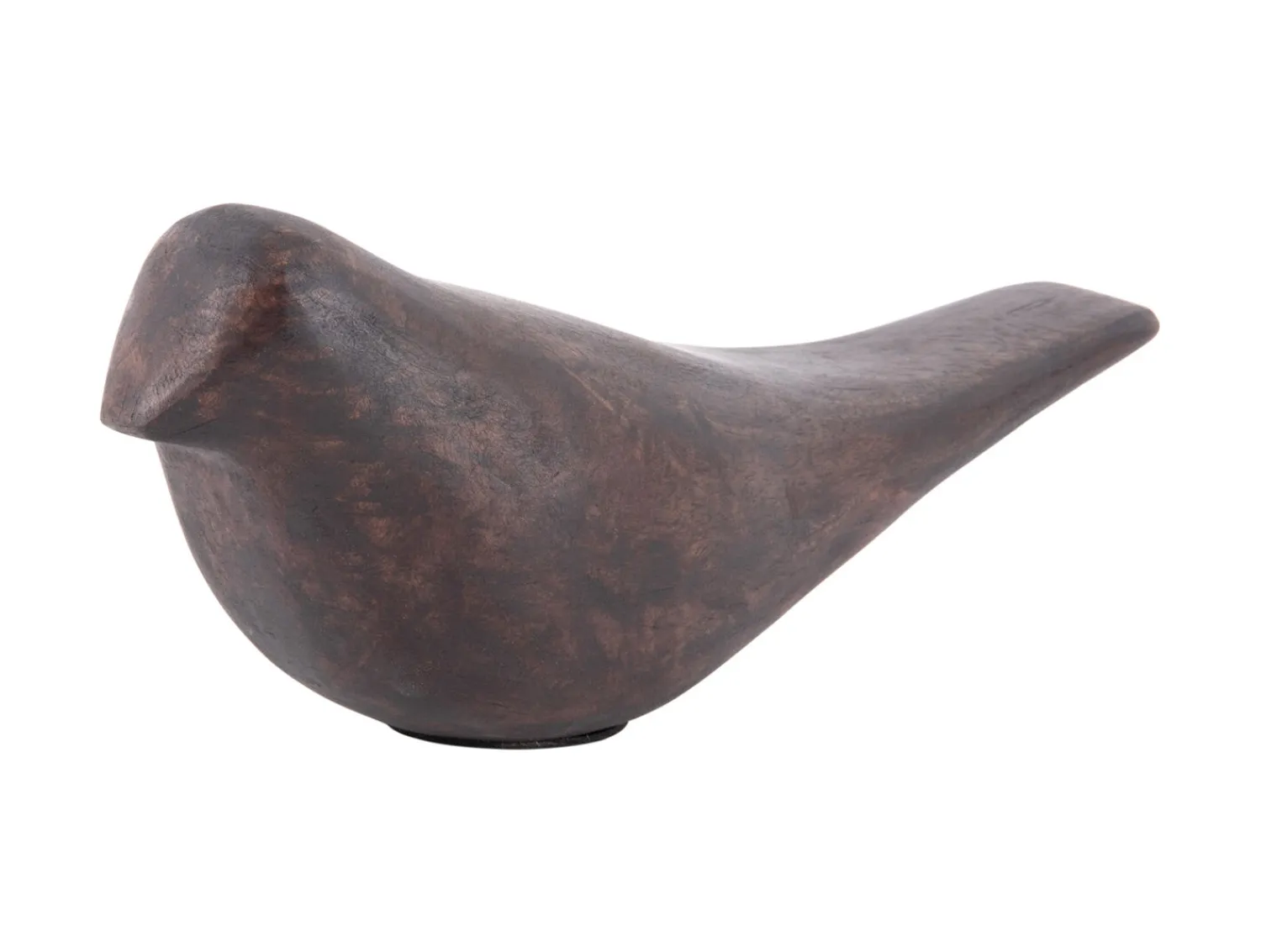 Online Present time - Statue Bird mango wood walnut lacquered