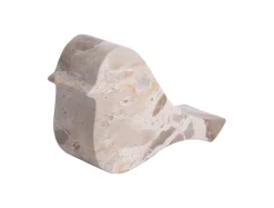 Present time - Statue Bird small marble brown