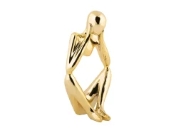 Online Present time - Statue Dreaming polyresin gold plated