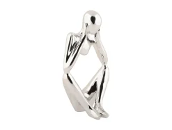 Discount Present time - Statue Dreaming polyresin chrome plated