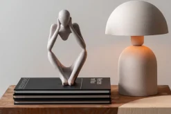 Hot Present time - Statue Dreaming polyresin light grey