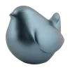 New Present time - Statue Fat bird metallic dark blue