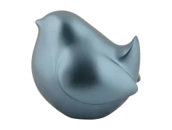 New Present time - Statue Fat bird metallic dark blue