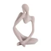Discount Present time - Statue Imagine polyresin light grey