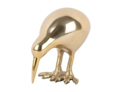 Best Present time - Statue Kiwi Bird metal gold plated