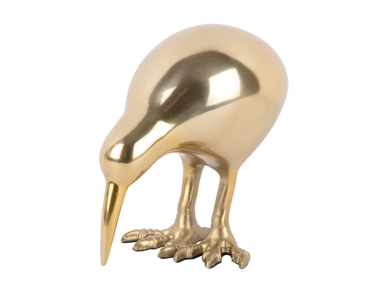 Best Present time - Statue Kiwi Bird metal gold plated