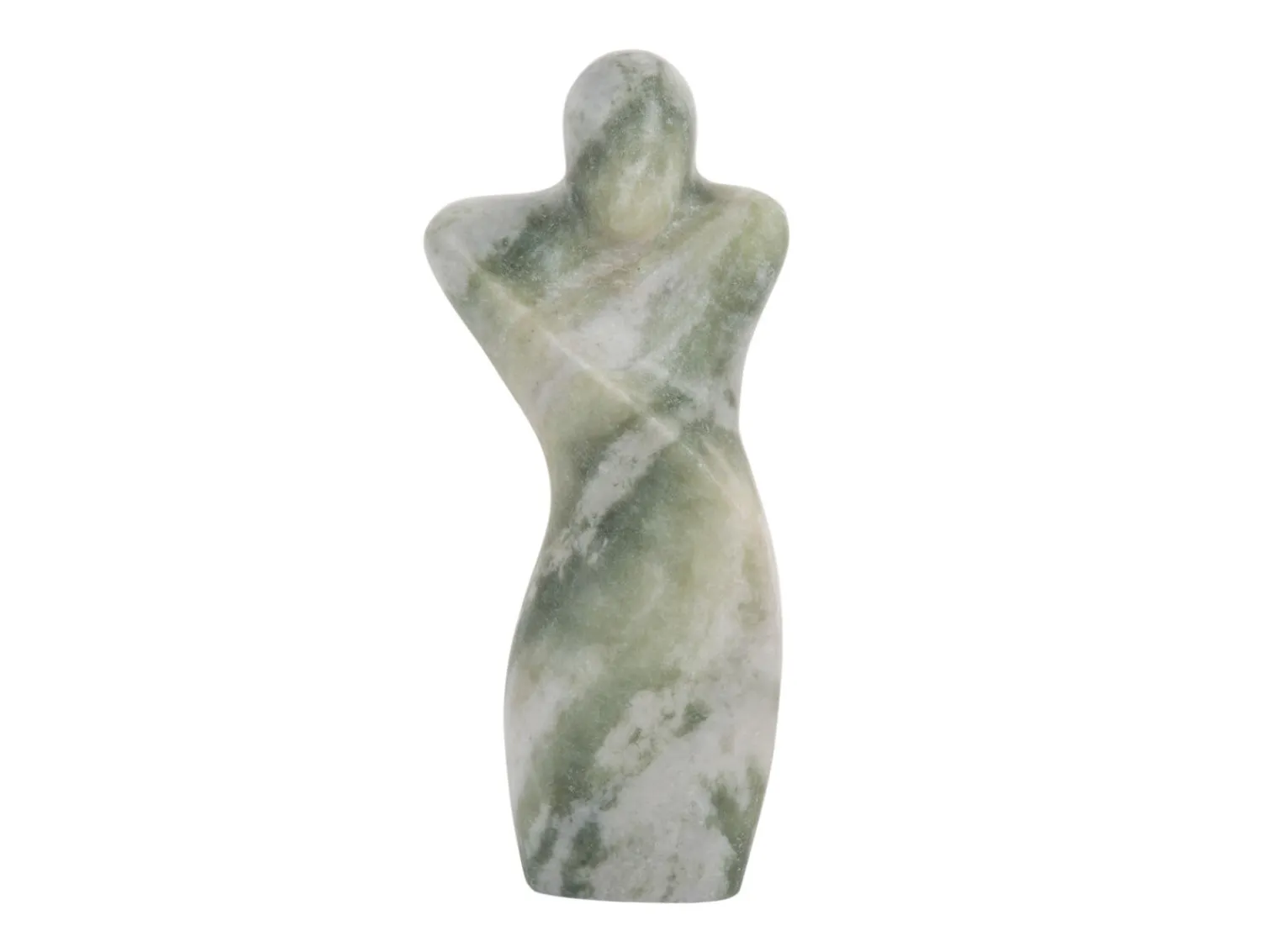 Hot Present time - Statue Male abstract marble himalayan green