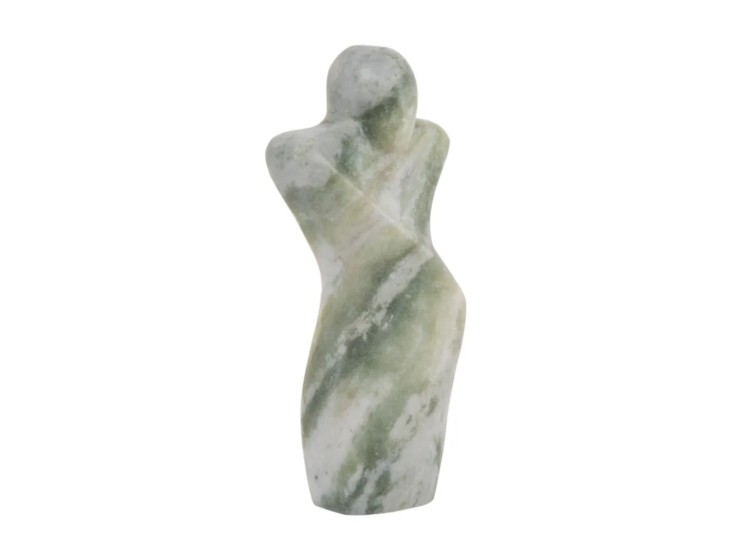 Hot Present time - Statue Male abstract marble himalayan green