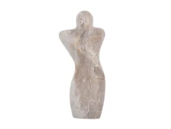 Clearance Present time - Statue Male abstract marble brown