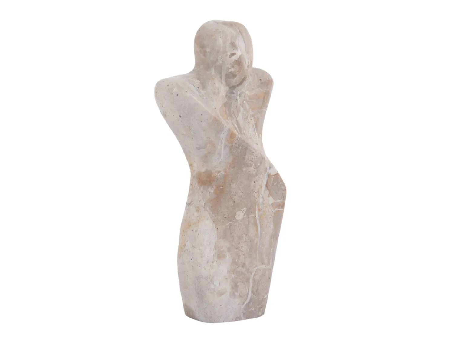Clearance Present time - Statue Male abstract marble brown