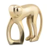 Outlet Present time - Statue Monkey metal gold plated