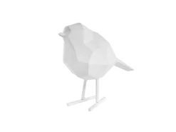 Sale Present time - Statue Origami bird small polyresin matt white