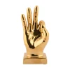 Discount Present time - Statue Perfecto ceramic gold plated