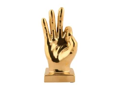 Discount Present time - Statue Perfecto ceramic gold plated