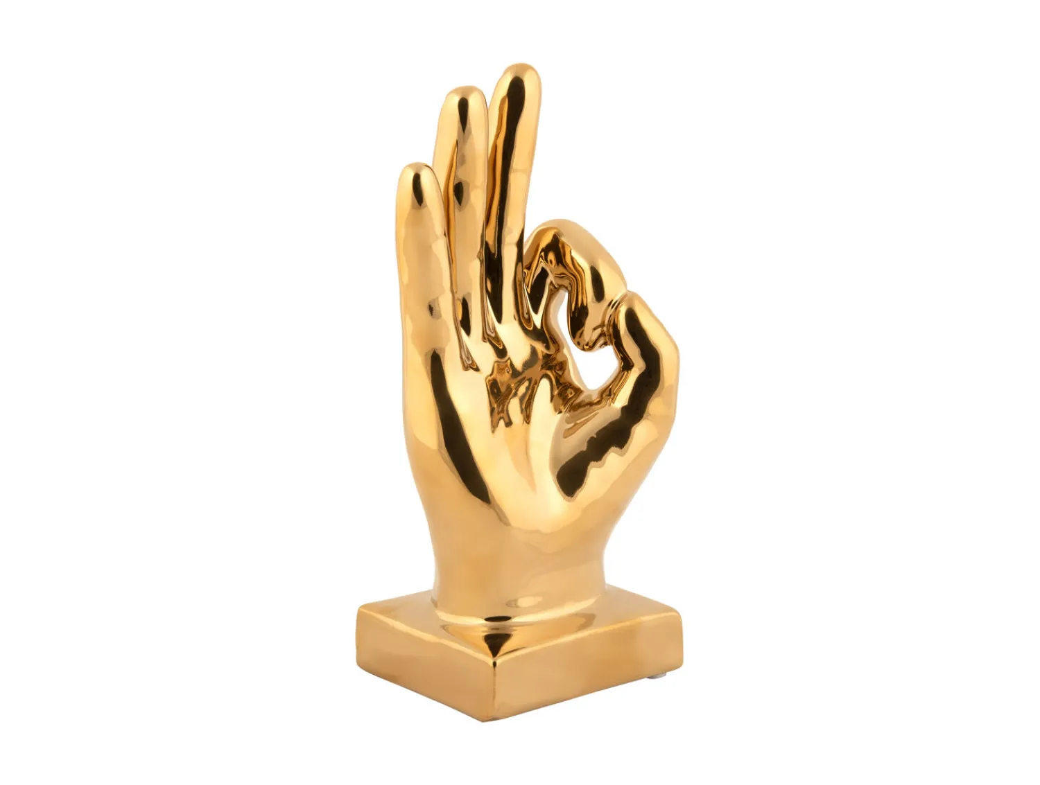 Discount Present time - Statue Perfecto ceramic gold plated