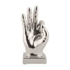Best Present time - Statue Perfecto ceramic chrome plated