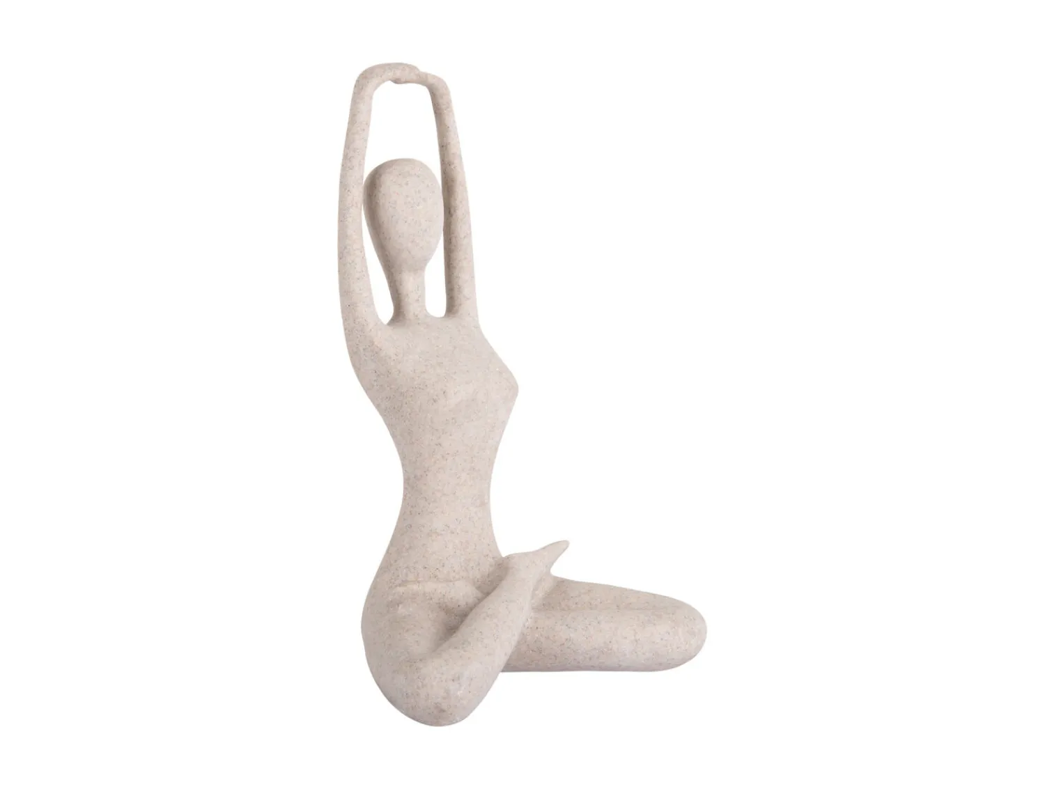 New Present time - Statue Stretched Lotus light grey